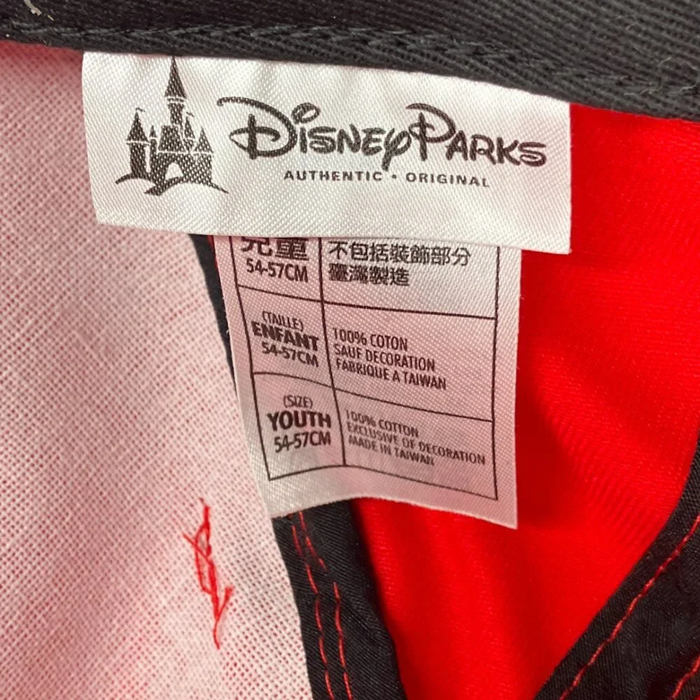 Disney Parks Youth‎ Girls Minnie Mouse Red Polka Dot Plush Ears Baseball Hat Cat